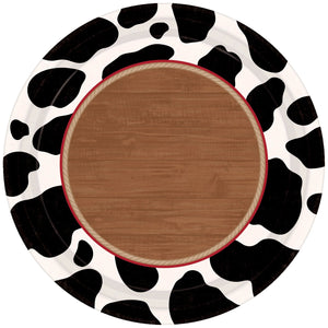 Western Cowboy Party Paper Dinner Plates