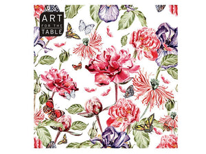 Floral Pattern Luncheon Napkins