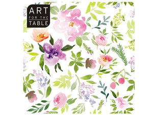 Floral Pattern Luncheon Napkins