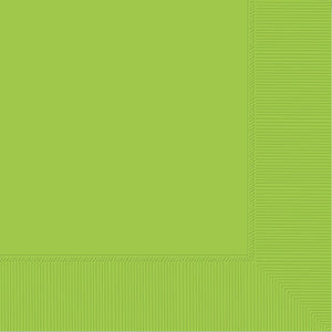 Lime Green 3-Ply Beverage Napkins - 50 ct