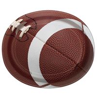 Game Day Football Oval Paper Plates 8ct