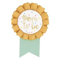 "Mom to be" Baby Shower Badge