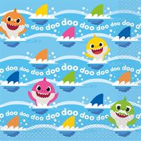 Baby Shark Party Luncheon Napkins