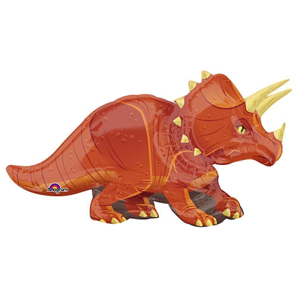Triceratops Dinosaur Birthday Party Supershape Foil Balloon