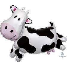 Lovely Cow Supershape Foil Balloon