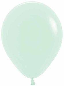 11" Pastel Matte Green Latex Balloon - 5ct