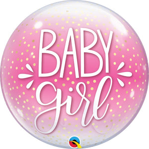 "BABY girl" Bubble Balloon