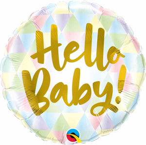 "Hello Baby!" Foil Balloon