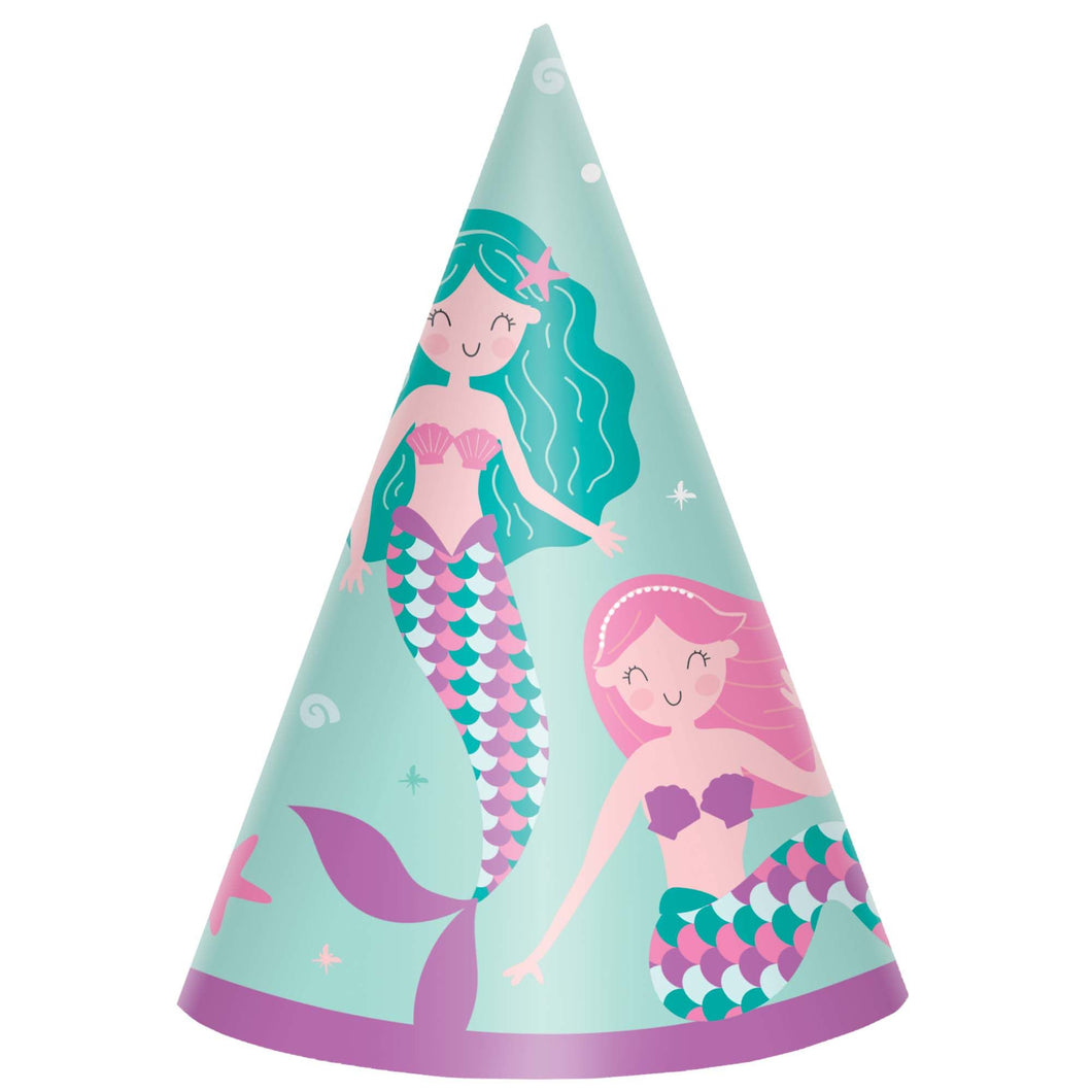 Mermaid Party Cone Hats