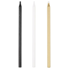 Load image into Gallery viewer, Black, Gold &amp; White Assorted Candles
