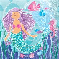 Mermaid Party Luncheon Napkins