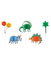 Load image into Gallery viewer, Dinosaur Honeycomb Cake Topper Kit

