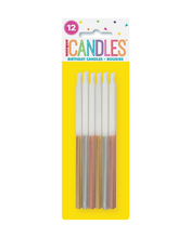 Load image into Gallery viewer, Metallic Dipped Assorted Candles

