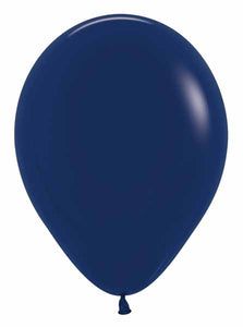11" Navy Blue Latex Balloon - 5ct