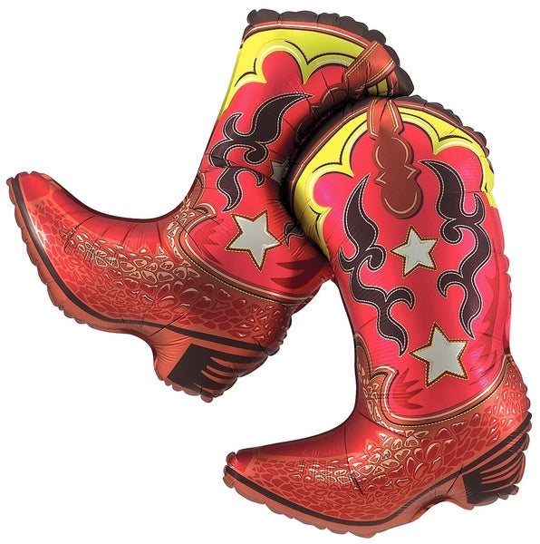 Cowboy Boots Supershape Foil Balloon