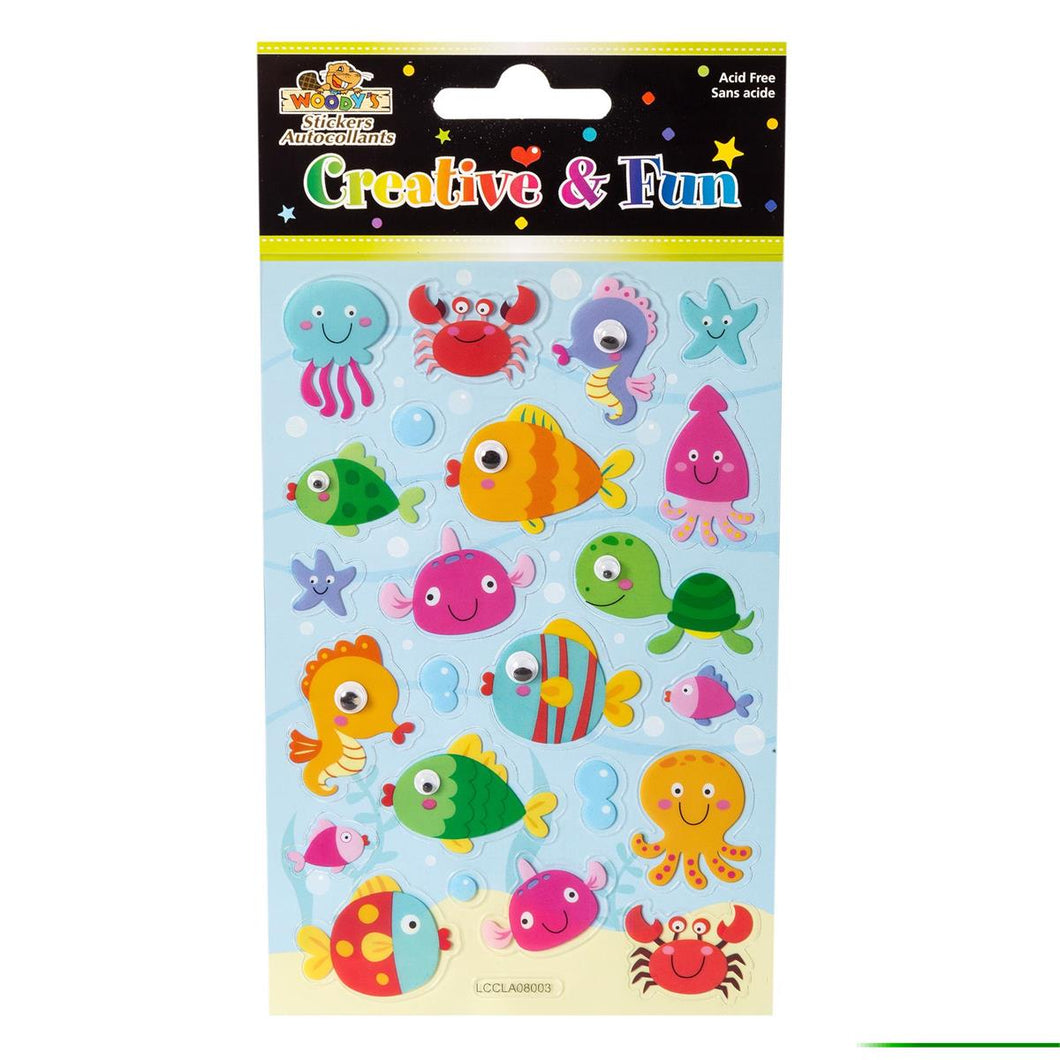 Under The Sea Themed Stickers