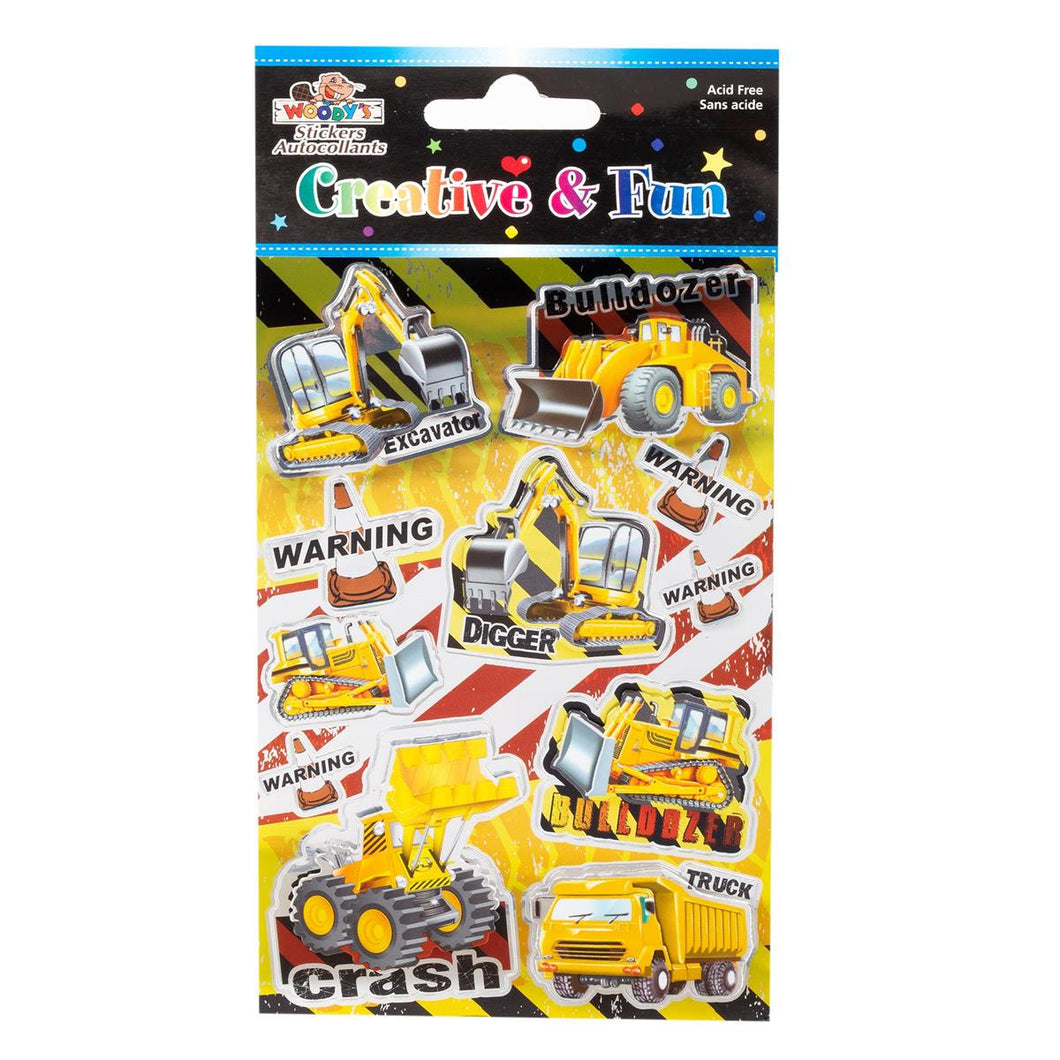 Construction Truck Stickers