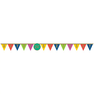 Colorful Add Any Age Birthday Banner