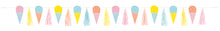 Load image into Gallery viewer, Pastel Ice Cream Party Garland with Tassels
