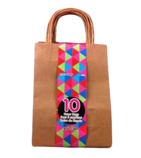 10ct Kraft Paper Bags