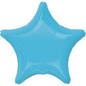 18" Caribbean Blue Star Shaped Foil Balloon