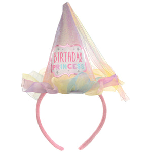 Pastel Party Cone Hat Headband