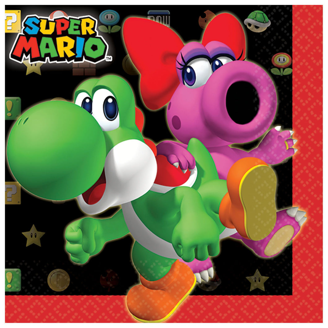 Super Mario Brothers Beverage Napkins