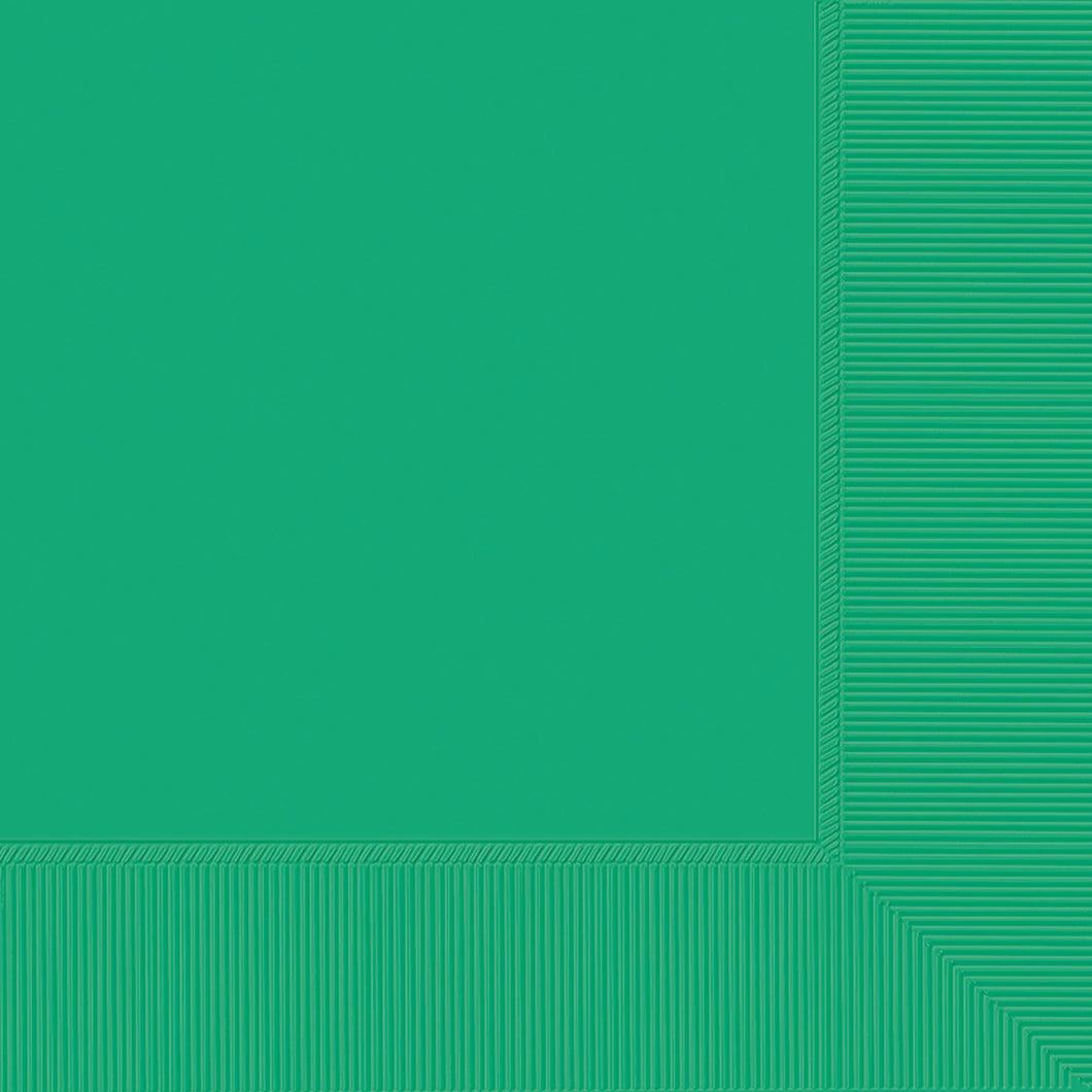 Festive Green 2-Ply Beverage Napkins - 40 ct
