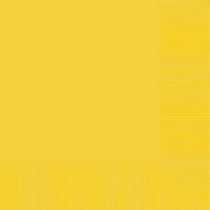 Yellow 2-Ply Beverage Napkins - 40 ct
