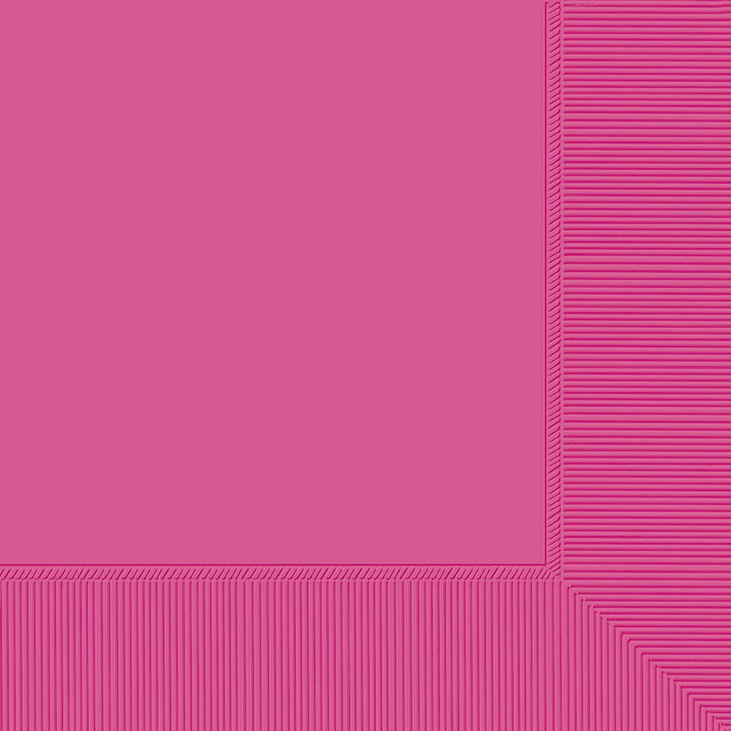 Bright Pink 2-Ply Beverage Napkins - 40 ct