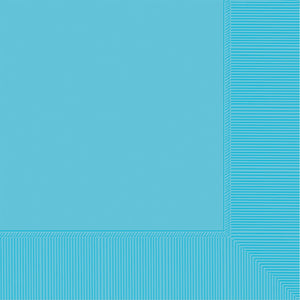Caribbean Blue 2-Ply Beverage Napkins - 40 ct
