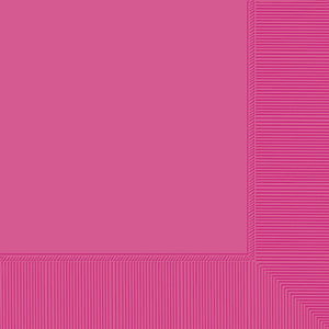 Bright Pink 3-Ply Luncheon Napkins - 20 ct