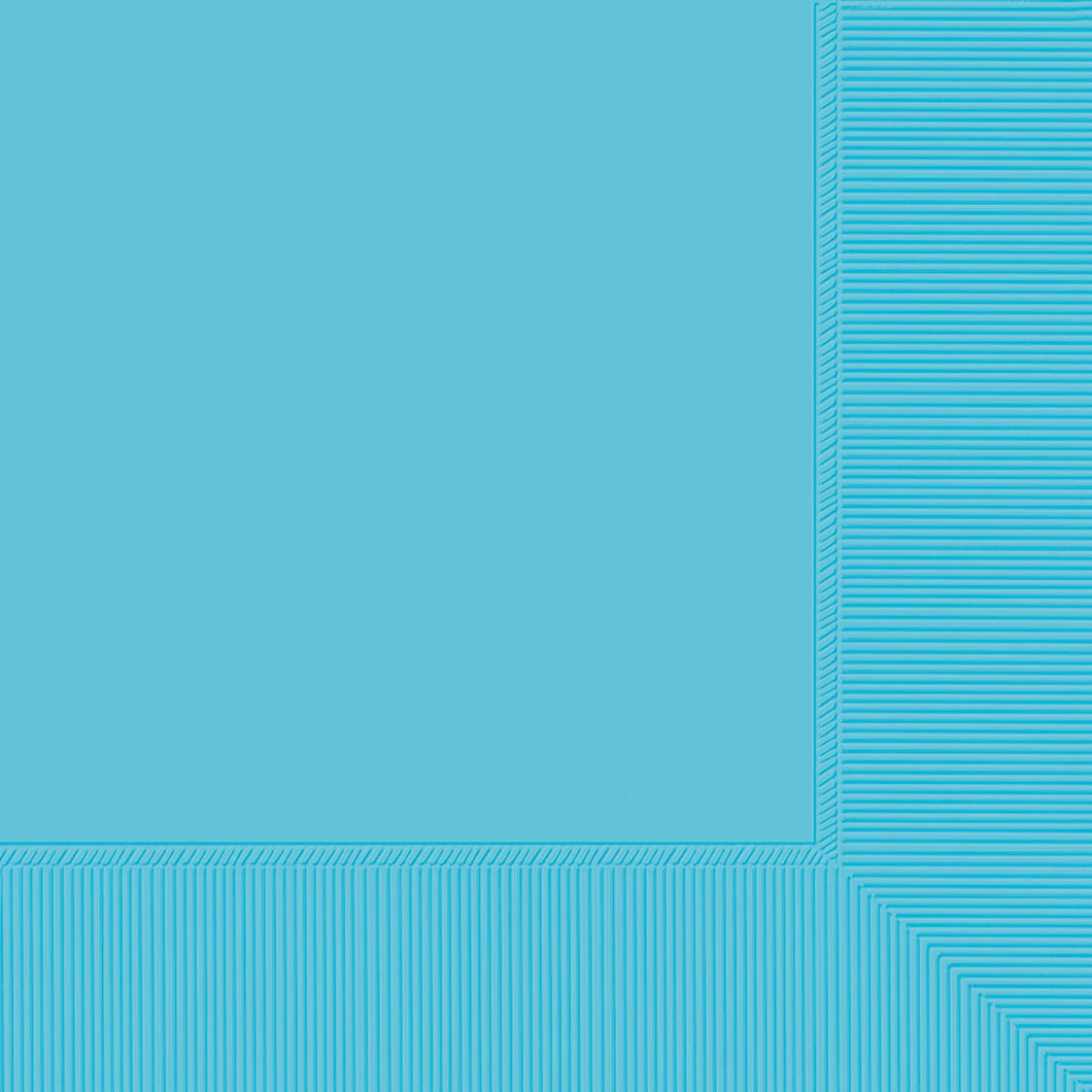 Caribbean Blue 3-Ply Luncheon Napkins - 20 ct