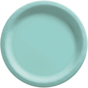 Robin's Egg Blue Round Dessert Paper Plates