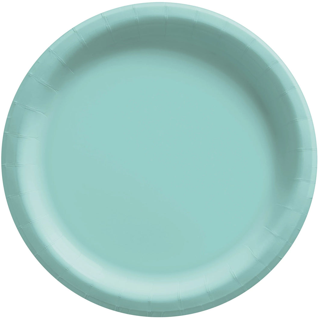 Robin's Egg Blue Round Dessert Paper Plates