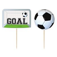 Soccer Cake Toppers 6ct