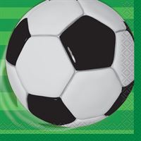 Soccer Party Beverage Napkins 16ct