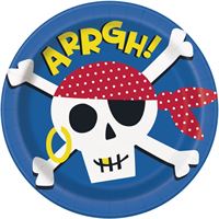 Pirate Party Round 9" Dinner Plates 8ct