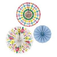 Garden Tea Party Paper Fan Decoration