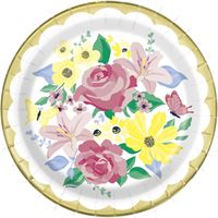 Garden Tea Party Dinner Paper Plates