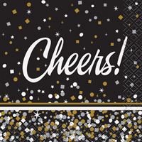 "Cheers" Beverage Napkins  16ct