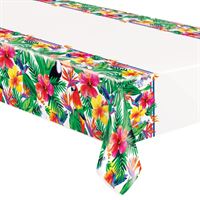 Palm Tropical Luau Rectangular Plastic Tablecover