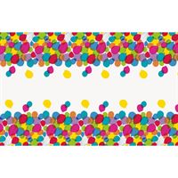Balloons & Rainbow Birthday Rectangular Plastic Tablecover