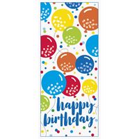 Colorful Happy Birthday Door Poster