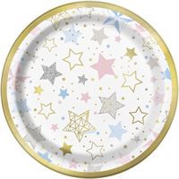 Twinkle Twinkle Little Star Party Round Dessert Plates