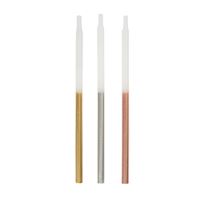 Load image into Gallery viewer, Metallic Dipped Assorted Candles
