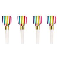 Rainbow Stripe Squawker Blowouts