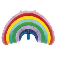 Rainbow Birthday Party Supershape Foil Balloon