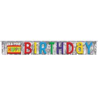 Foil Fringe Birthday Banner 4.75ft