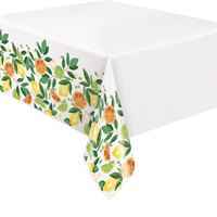 Citrus Fruit Rectangular Plastic Table Cover